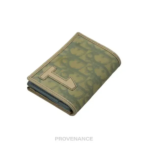 🔴  Dior Compact Wallet - Powder Blue 1 Oblique Trotter - Picture 4 of 8